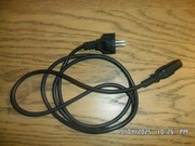 Kabel przewód zasilający do komputera PC lub drukarki