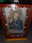 Zawieszany Obraz Najświętszej Maryi Panny z Dzieciątkiem Podświetlany 