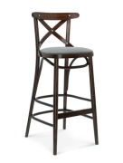 Hoker krzesło drewniane