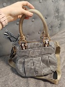 Torba typu tote z nylonu w kratkę George Gina & Lucy GGL Mary Lou