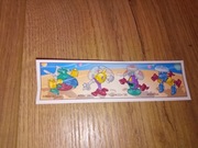 Kosmici Instrukcja obsługi ulotka karteczka od kinder niespodzianki