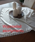 Swięta, święta- Obrus, serweta z haftem i gipiurą