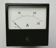 Amperomierz analogowy DC 30A z PRL