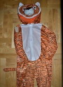 68^ Tygrys cienki  strój przebranie piżama 7/8 Lat_ 122/128 cm  