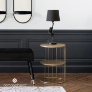 Stolik kawowy loftowy zloty glamour nowość 