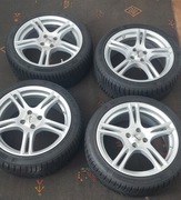 Alufelgi KBA 46167  4x100 7x17 et 40 z oponami zimowymi 205/45/17