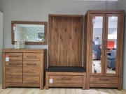 przedpokój, szafka na buty , wieszak, lustro Black red white