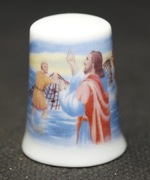 Naparstek Kolekcjonerski Porcelanowy życie Jezusa #5