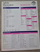 Karta Ściąga do Adobe Illustrator Macintosh w wersji 3.0 / angielska