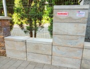 Pustak ogrodzeniowy MODERNO NATURA 50x20x20cm