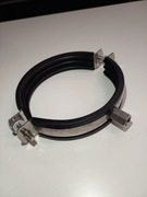 Obejma do rur z gumą 102-116 4" cale uchwyt M8 M10 v2a kwasowka inox