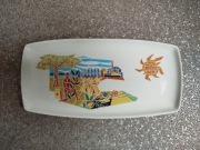 Mid-Century Modern talerz reklamowy CSV – ok. 1960 – design przemysłowy