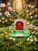 Wielkanocne drzwi zajaczka 