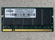 RAM Unigen 512MB DDR400 ECC SO-DIMM 200PIN
