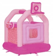 PLAYTIVE Dmuchany zamek trampolina kosz pierścienie 14 el