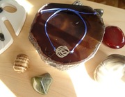 Bransoletka regulowana stal chirurgiczna Listek 