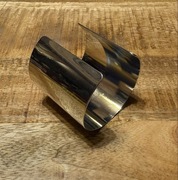 Bransoleta szeroka kolor srebrny