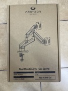 Dualny uchwyt monitora Neatzon NZ-ARM-04 – Gazowy