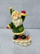 Figurka zielony Mikołaj 