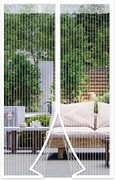 DIKER Magnetyczna moskitiera na drzwi balkonowe 100x210 cm