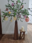 Drewniany wazon 60cm dębowy 