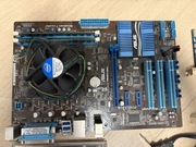 Zestaw płyta, procesor, chłodzenie, RAM, śledź i kontrolery USB