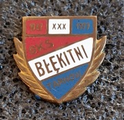 Odznaka BŁĘKITNI Tarnów 30 lat