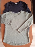 2 bluzeczki dziewczęce z długim rękawem markowe roz 152 na około 11-12 lat