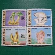 Burkina Faso   Grzyby  Pieczarki    seria     1996   czysta