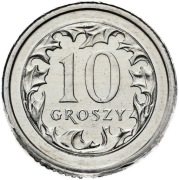 PRÓBA TECHNOLOGICZNA ALUMINIUM 10 groszy 2005 - BARDZO RZADKIE