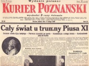 KURIER POZNANSKI 1939: 11II, 12 II, 14 II, 15 II, 3 III / niekompletne