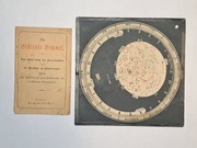 Obrotowa mapa nieba z objaśnieniami (Niemcy, początek XX w.)