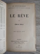 Émile Zola – Le Rêve (1901)Rzadki rocznik klasyka literatury francuskiej