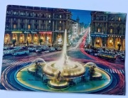 Pocztówka Roma - Fontanna na Placu Republiki.