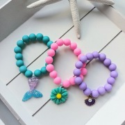 Zestaw 3 bransoletek urocze motyw syrenki wiek 3+