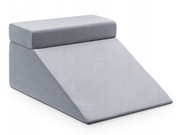 Poduszka ortopedyczna i podnóżek NOFFA 58x45x30 cm Pianka memory