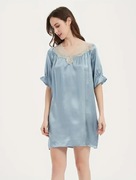 Ekskluzywna koszulka nocna __ piżama __ 100% natural jedwab + próbka