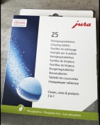 Tabletki CZYSZCZĄCE ekspres JURA 25szt ORYGINAŁ