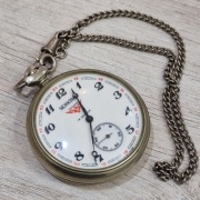 Radziecki zegarek Serkisof z dewizką stan bdb !od 1zł 