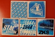 Vlepki STAL Rzeszów, CRACOVIA, Arka Gdynia, Lech, KSZO, Gryf Wej  # 14
