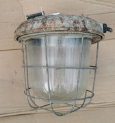 Lampa przemysłowa, stara z demontażu 