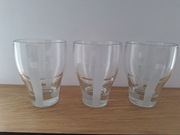 zestaw 3szt szklanki 