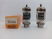 12AU7 ECC82 Mullard Blackburn (logo Philips + IEC), para.