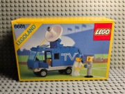 KLOCKI LEGO ZESTAW NR 6661 WÓZ TV AUTO PUDEŁKO TOWN LEGOLAND UNIKAT !!