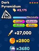 Shiny Dark Pyramidium | Pet Catchers