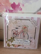 Kartka okolicznościowa, ręcznie robiona 