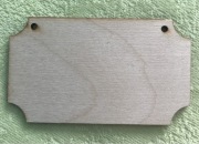 TABLICZKA DREWNIANA DESKA ZAWIESZKA 9,5CM 5 SZTUK