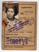 Legitymacja WPK Katowice - 1983 emeryt