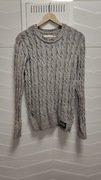 Sweter Superdry r. M warkocz szary