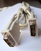 Kabel DVI-D z dwoma filtrami ferrytowymi 160cm + Drugi przewód gratis